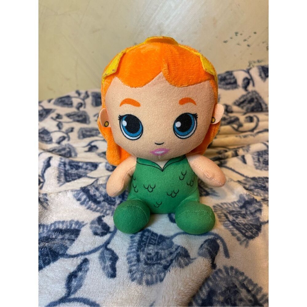 Dc Comics Justice League Aqua Girl Mera 7” plush soft stuffed doll